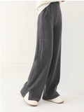 Wide Leg Wool Trousers For Women