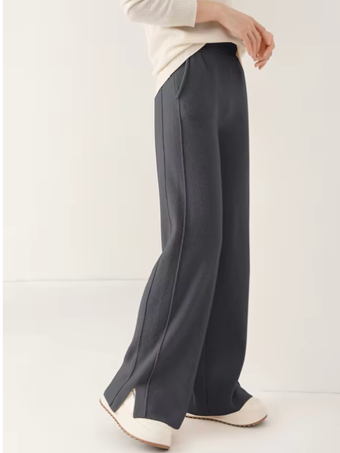 Wide Leg Wool Trousers For Women