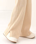 Wide Leg Wool Trousers For Women