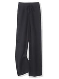 Wide Leg Knitted Wool Trousers
