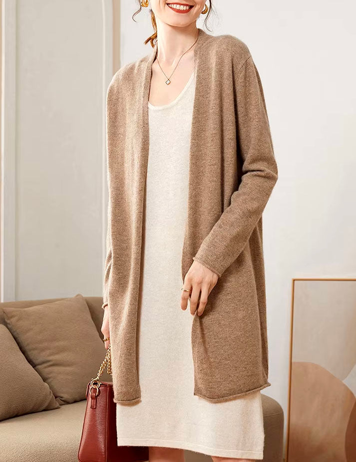 Long Sleeved Cashmere Cardigan
