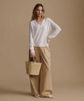 Soft V-Neck Cashmere  Sweater