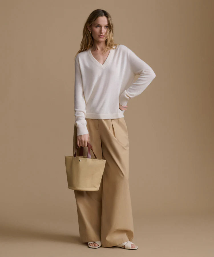 Soft V-Neck Cashmere  Sweater