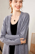 Long Sleeved Cashmere Cardigan