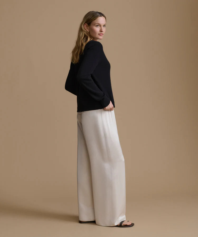 Light Cashmere & Cotton Blend Pants