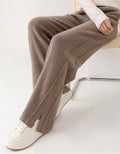 Wide Leg Wool Trousers For Women